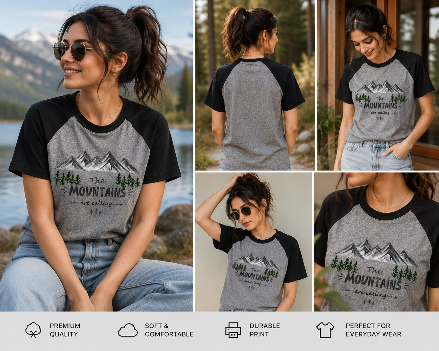 Unisex Oversized Raglan