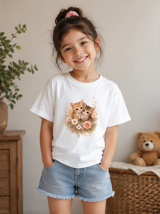 Girl's Crew Neck T-Shirt